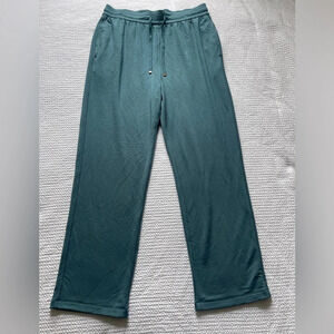Soft Surroundings Blue Lounge Sweatpants Draw String Waist Size Large Cozy